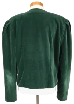 Vintage Meico Damen Trachten Jacke, grün - Gr. XL  - Bild 2