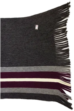 Tommy Hilfinger Unisex Schal aus Schurwolle mehrfarbig gestreift  - Bild 2