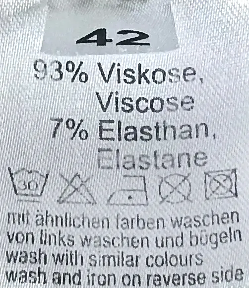 Sani Blu Midikleid gemustert Gr. 42 – Bild 4