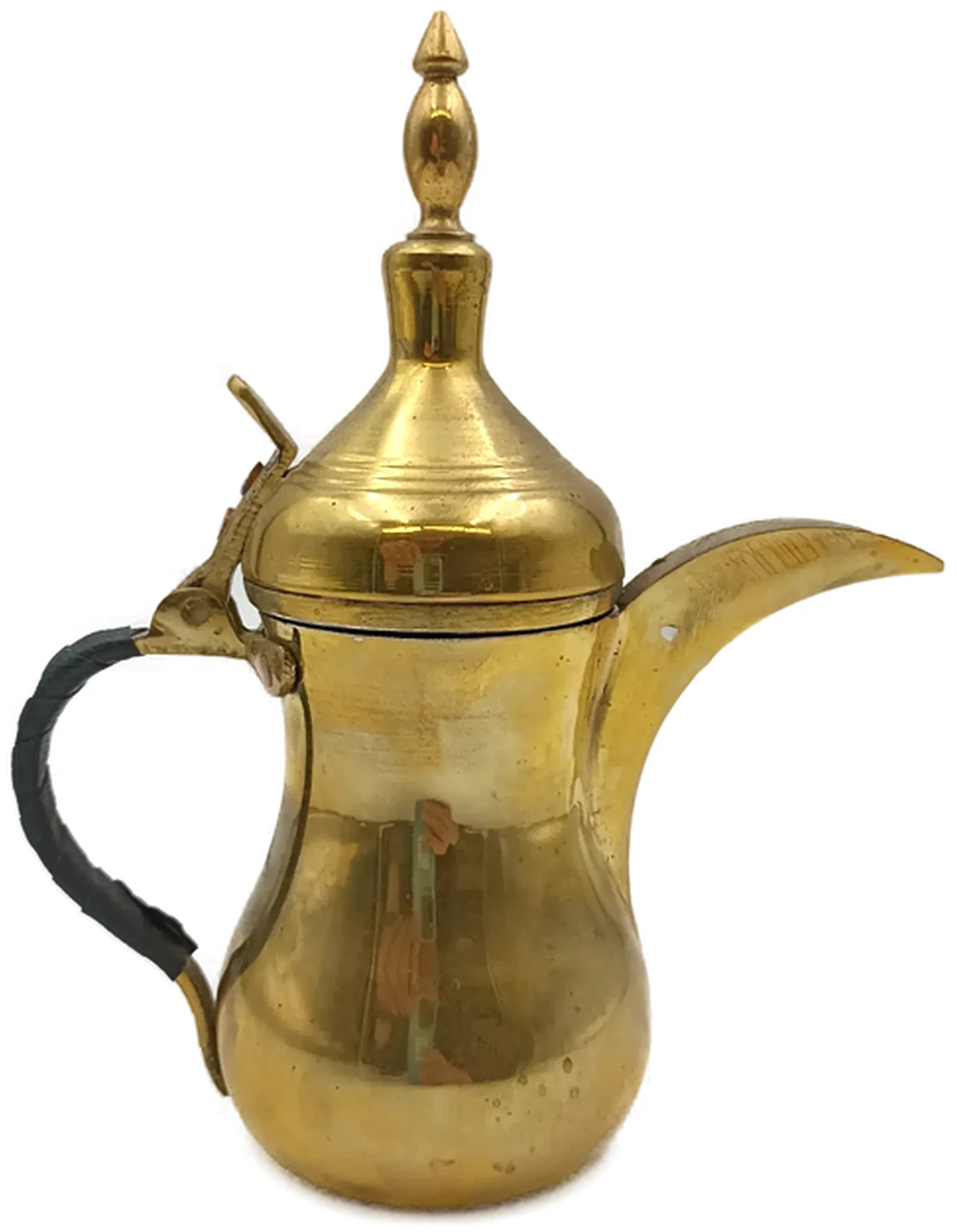 Dallah traditionelle arabische Messing-Teekanne Vintage – Bild 4