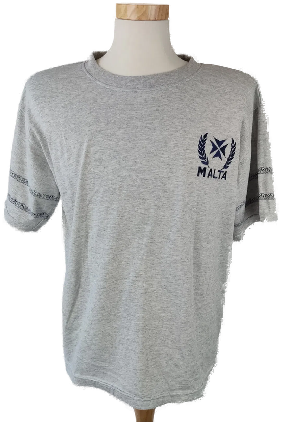 Herren T-shirt grau - S (sehr groß gschnitten) - Bild 1