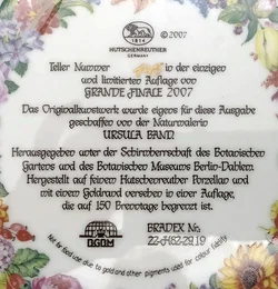 Hutschenreuther Sammelteller - „Grande Finale 2007“ von Ursula Band (Teller 145) - Bild 3