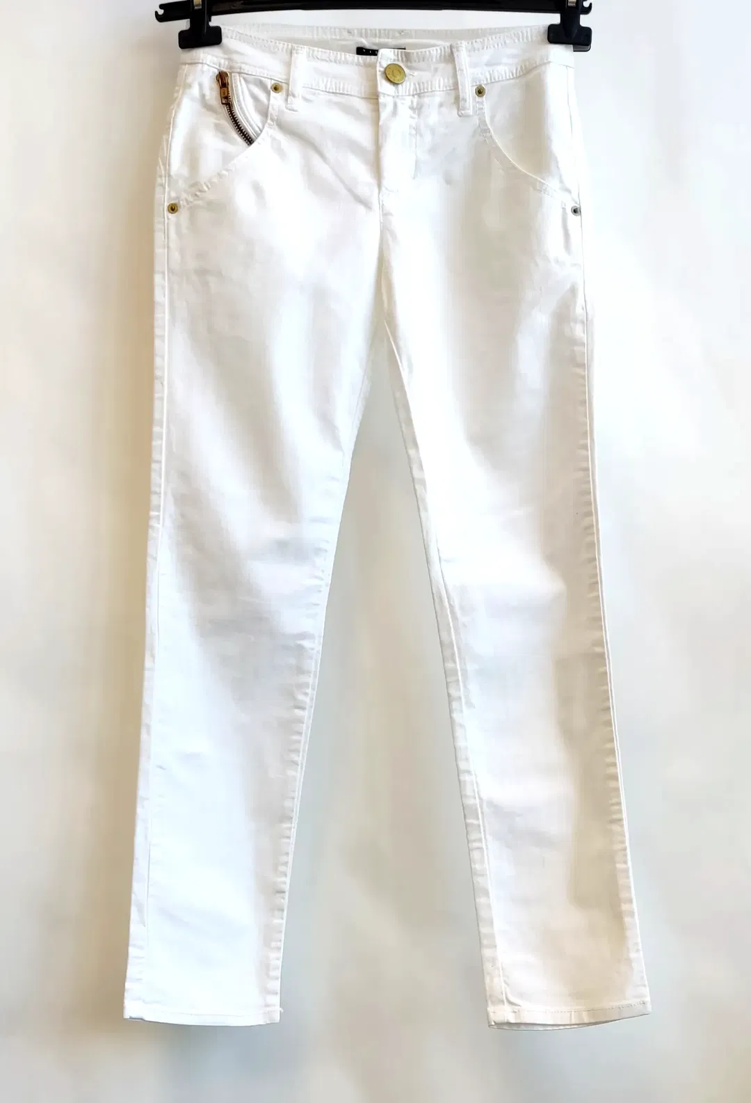 Sisley Damen Jeans weiß - Gr.38 - Bild 4