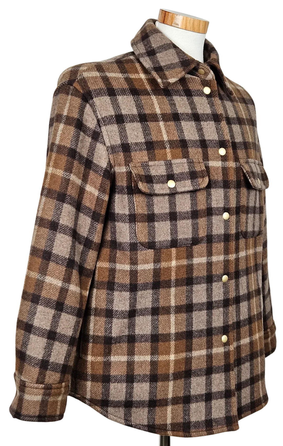 Marco O'Polo Herren Hemdjacke, braun - Gr. S – Bild 3