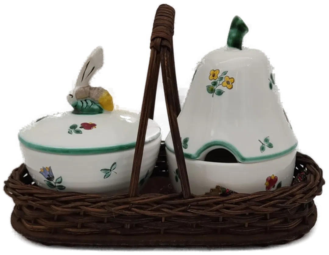 Gmundner Keramik Streublumen Honig- und Marmeladenschale - Bild 1