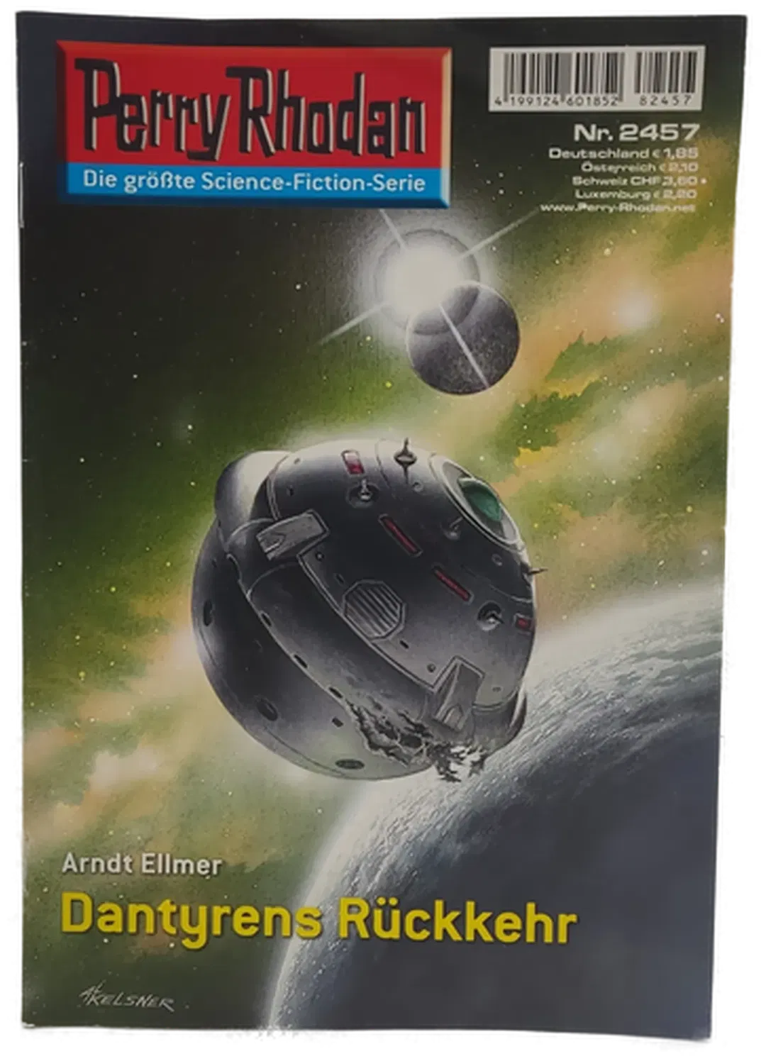 Romanheft Perry Rhodan Dantyrens Rückkehr Erstauflage Nr.2457 - Bild 1