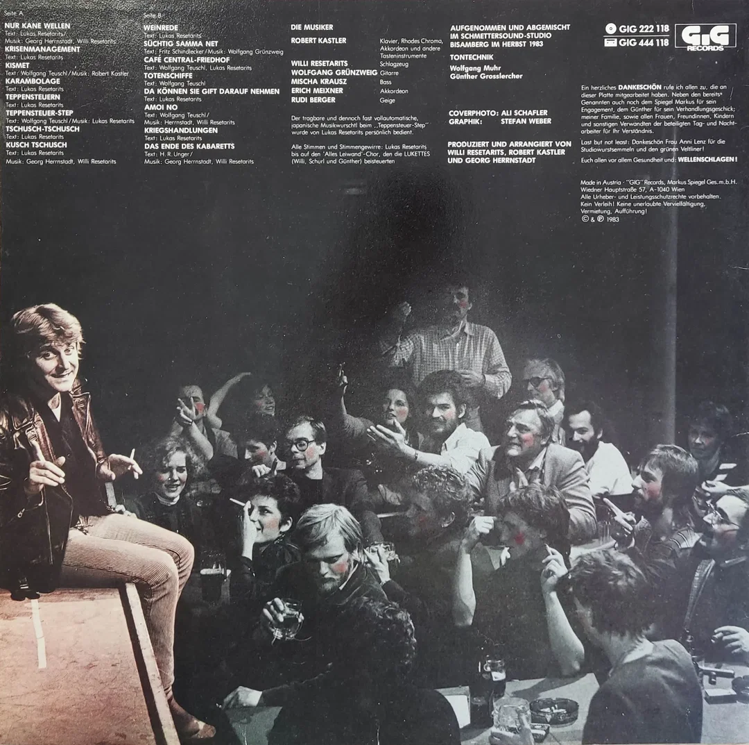 LP Vinyl Lukas Resetarits "Nur kane Wellen!" – Bild 2
