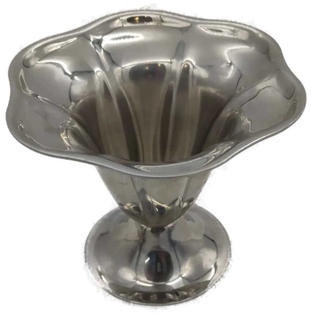 4er-Set Oneida Eisbecher Modell 93 (versilbert) – Bild 3