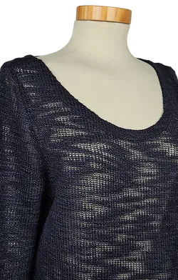 ONLY Damen Pullover, marine - Gr. L  - Bild 4