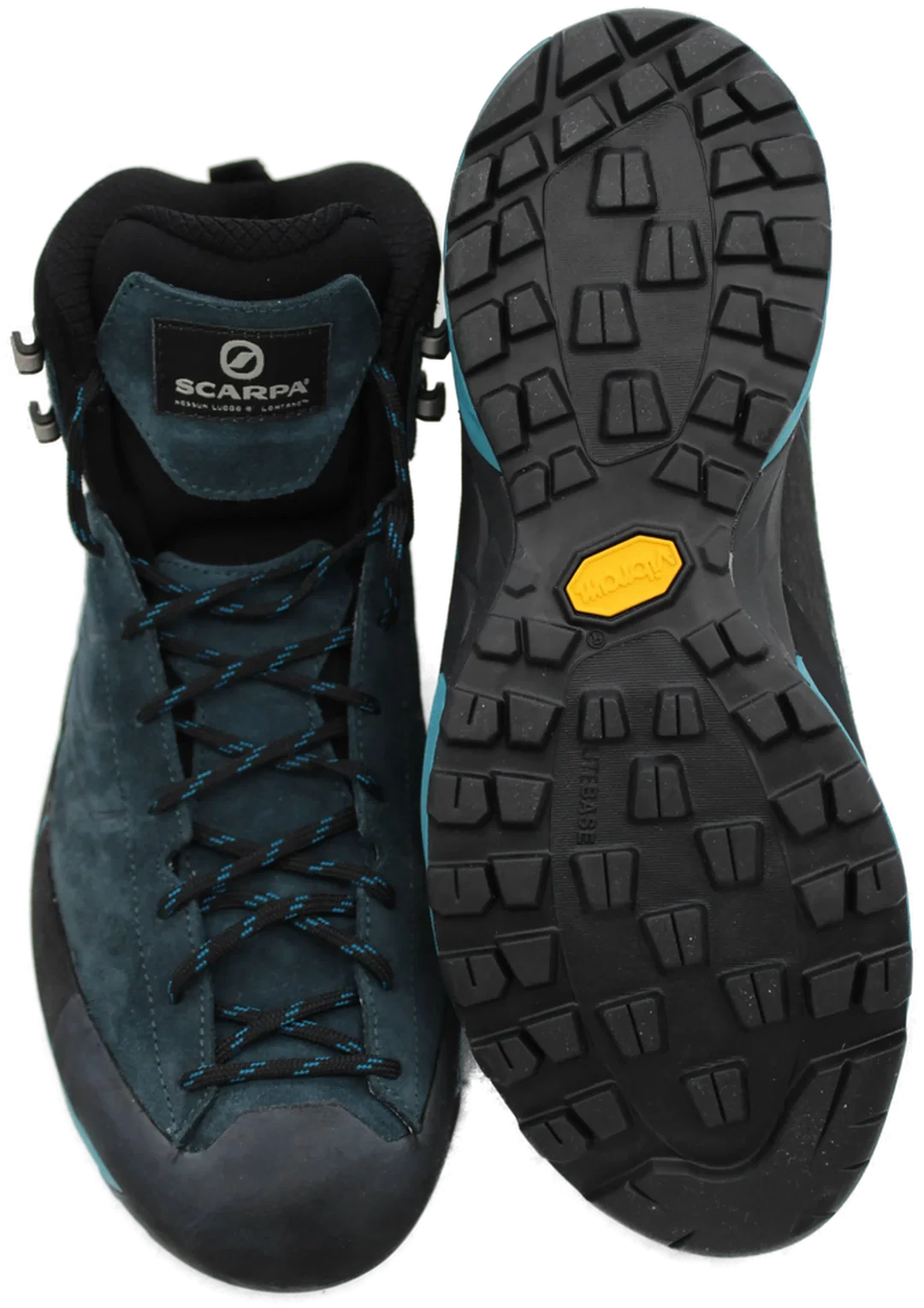 Berg und Gelände Schuh Scarpa Mescalito Mid GTX – Gr. 42, Ottanio/Lake Blue, Vibram, Originalkarton – Bild 2