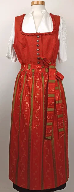 Damendirndl rot/schwarz Gr. XL