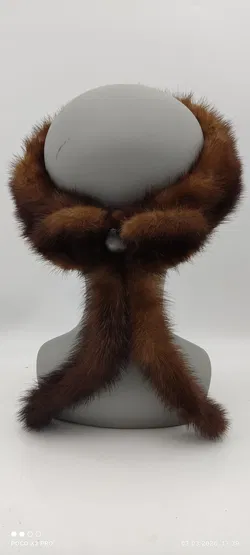 Vintage echter Pelz Nerzschal  - Bild 4