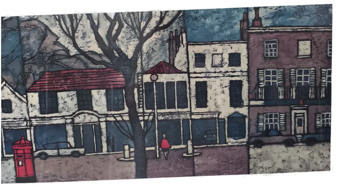 Ken Law, Kunstdruck mit Rahmen, Hampstead – Bild 2
