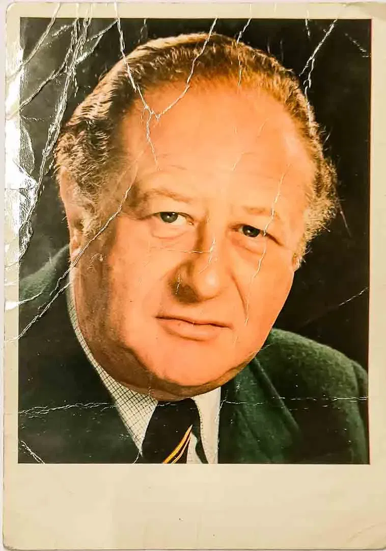 Autogrammkarte Bruno Kreisky – signiertes Porträtfoto - Bild 1