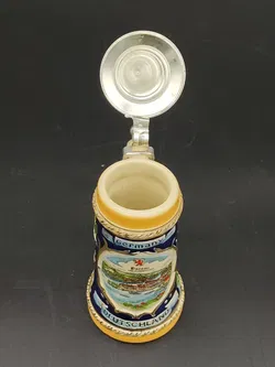 Kleiber - Handbemalter kleiner Bierkrug mit Deutschland Motiv - Bild 3