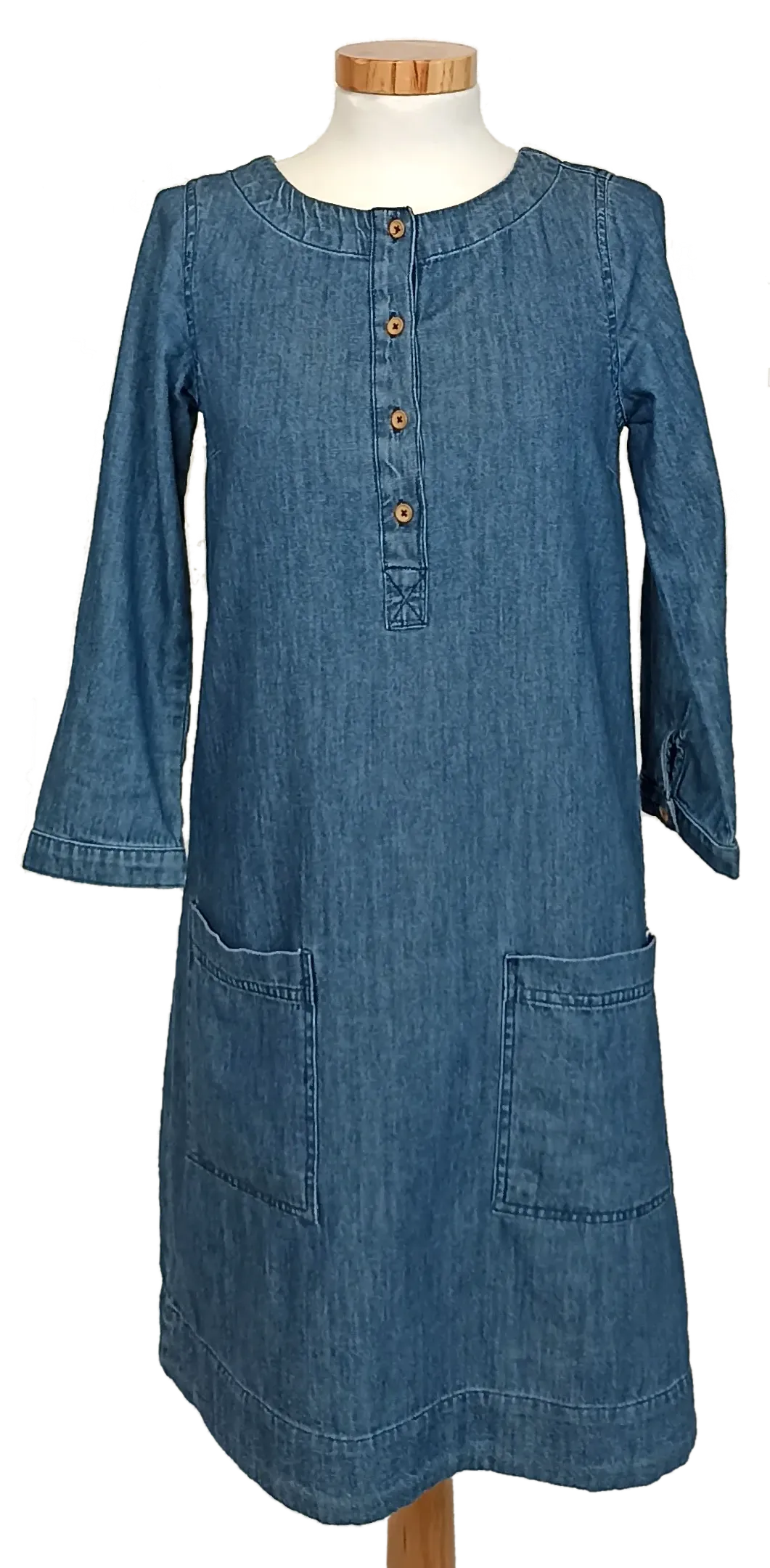 FATFACE Midi-Jeanskleid Gr. 34 - Bild 1