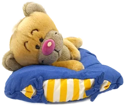 Diddl Teddybär Pimboli Stofftier mit Kissen und Aufziehfunktion  - Bild 5