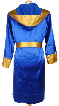 Kapuzenmantel - blau/bronze - Bild 2