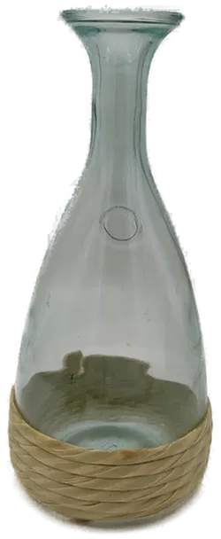 Glaskaraffe Paul Masson & Fleur De Lis Stempel mit Seilbogen - Bild 1