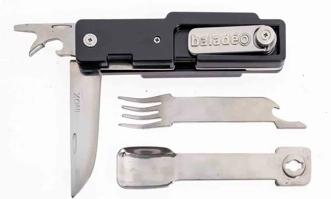 Baladeo Campingbesteck/Klappbesteck in schwarz - Bild 4