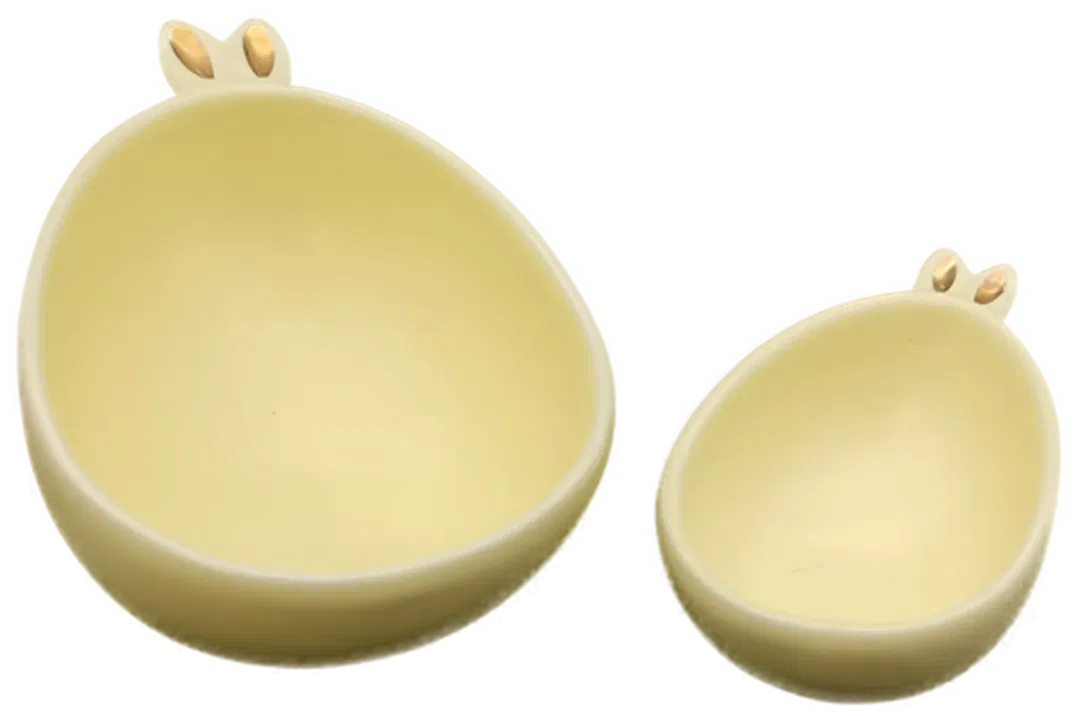 Osterschalen pastellgelb - Bild 1