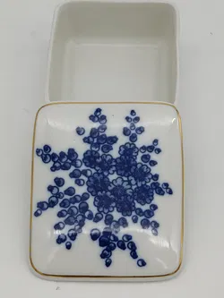 Hollohaza kleine Porzellan Schale mit Deckel - Bild 3