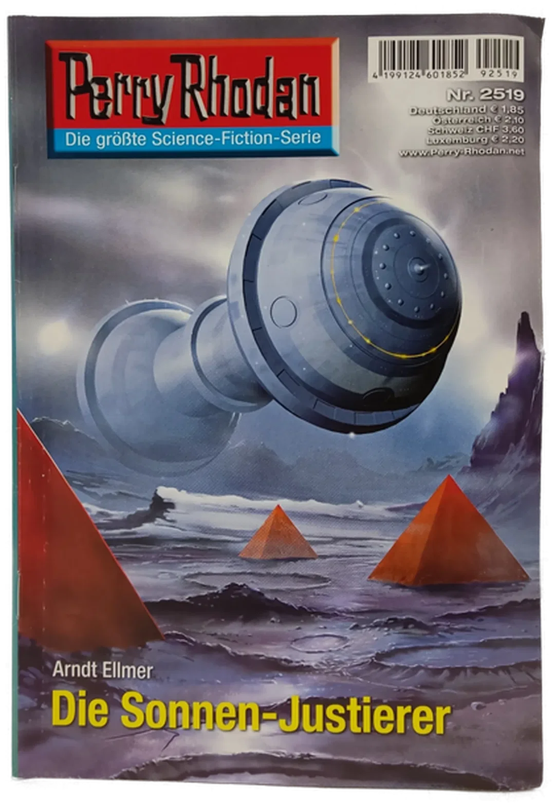 Romanheft Perry Rhodan Die Sonnen-Justierer Erstauflage Nr. 2519 – Bild 1