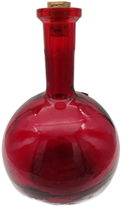 Rote Glaskaraffe von Joska  | Bayerische Schnapsflasche  - Bild 2
