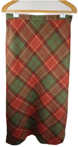 Perry Landhaus Damen Maxi Rock  kariert-  L/40 - Bild 1