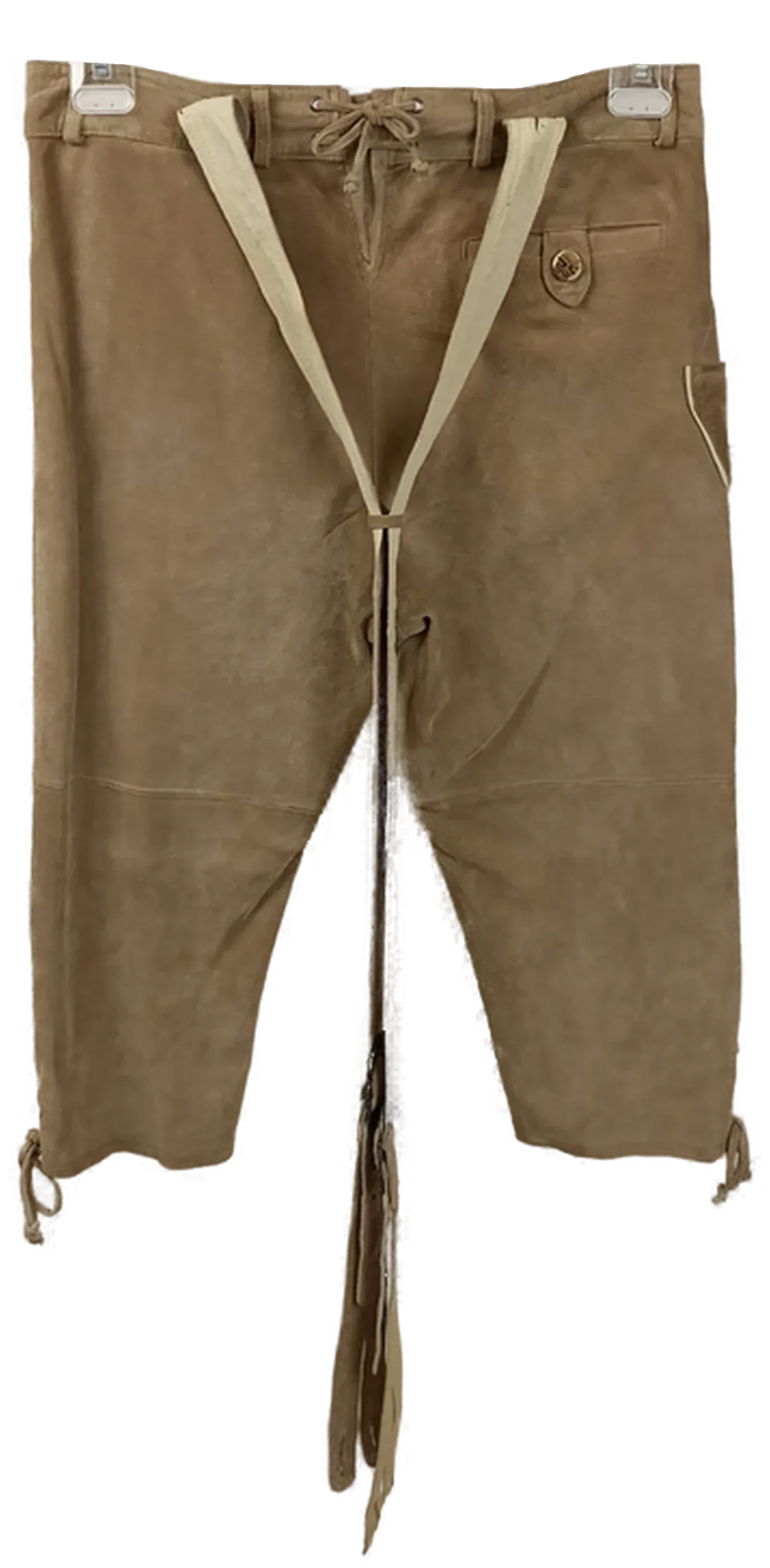C&A Landhaus Herrenlederhose beige gemustert Gr. 48 – Bild 2