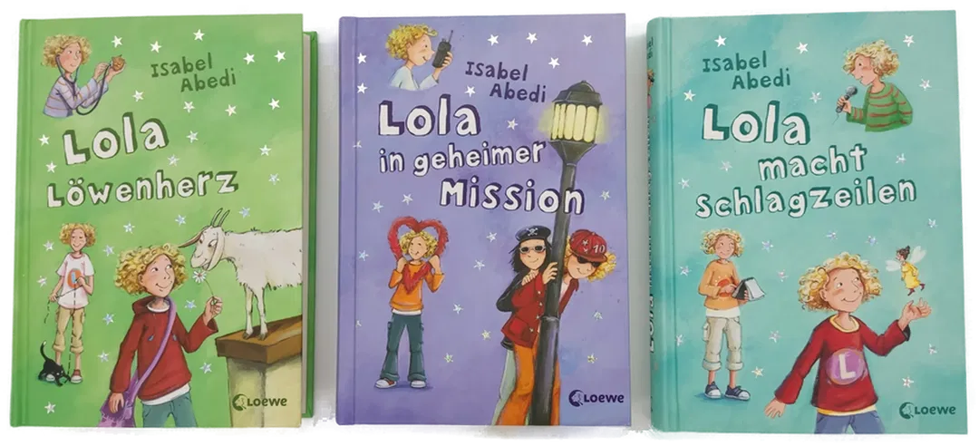 Lola Löwenherz / Lola in geheimer Mission / Lola macht Schlagzeilen - Isabel Abedi, 3 Bände - Bild 2