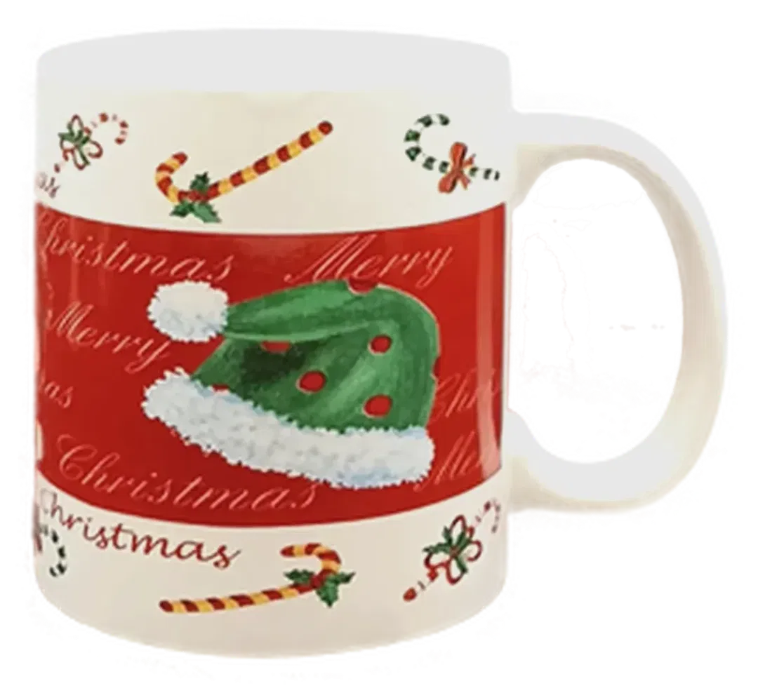 Weihnachtstasse gemustert - Bild 1