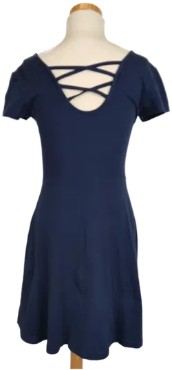 H&M Kinder Kleid marine Gr. 146/152 - Bild 2