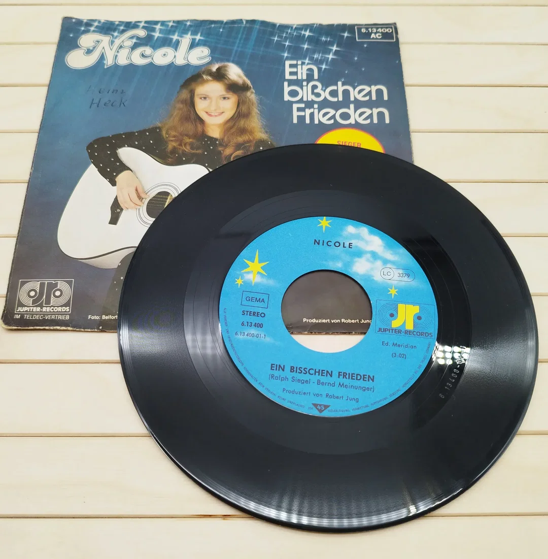 Nicole, Ein bisschen Frieden, Vinyl Single  – Bild 2