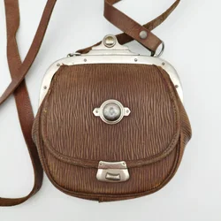 Vintage Schaffnertasche Leder | Einmaliges Unikat - Bild 2