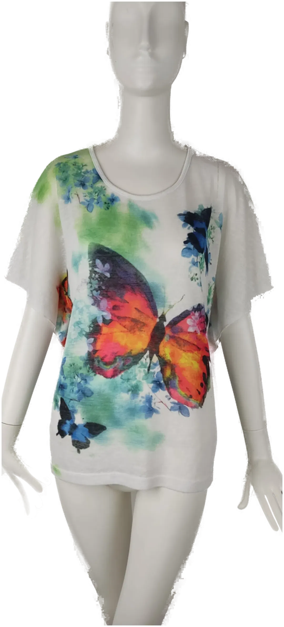 kurzärmeliger, bunter Sommerpullover von Bodyflirt - Bild 1