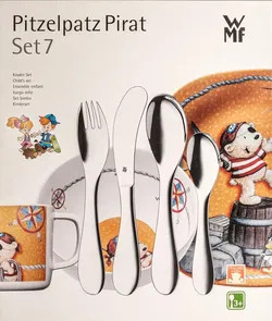 WMF Pitzelpatz Pirat Kinder Geschirr Set 7teilig - Bild 1
