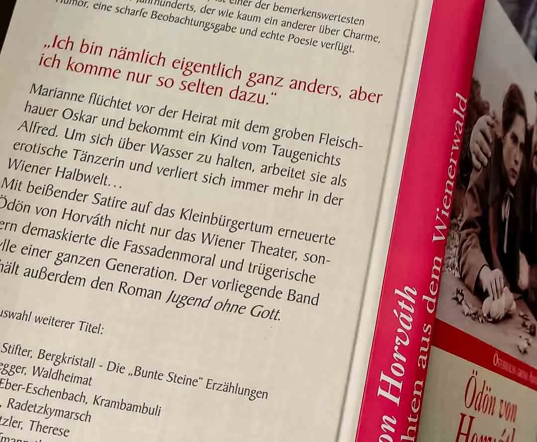 Ödön von Horváth - Geschichten aus dem Wienerwald Klassiker Hardcover – Bild 3