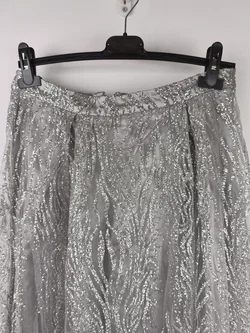 Ballkleid 2-teilig, silber, Eva & Lola, Gr. L - Bild 2