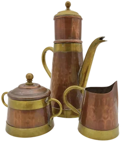 Kupfer Teeset 3-teilig – Vorschau 5