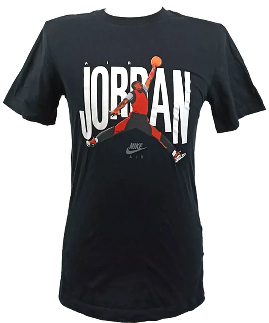 Nike Herren Jordan T-Shirt schwarz mit Macro Jordan Print Gr. S - Bild 4