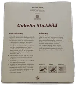 Gobelin Stickbild 