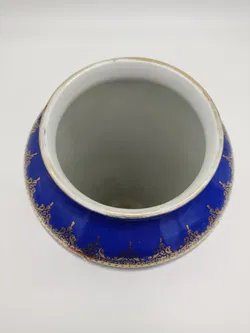 Victoria Porzellan Vase in blau - Bild 4