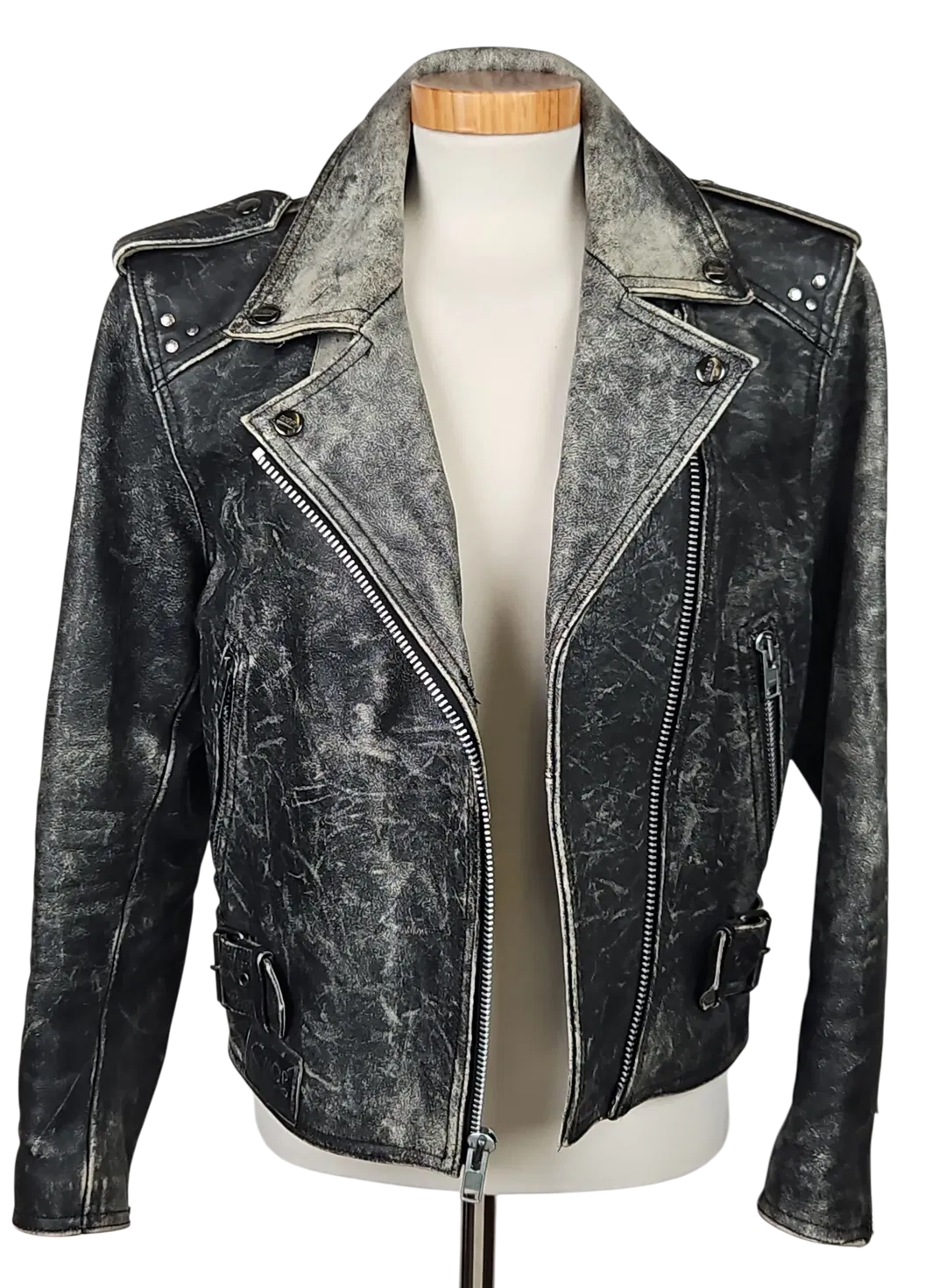MQP Damen Lederjacke, schwarz - Gr. L - Bild 1