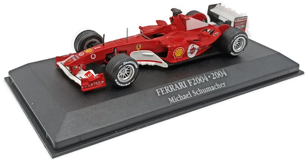 Editions Atlas Ferrari F1 Collections: Modellauto Ferrari F2004 - 2004, Maßstab 1:43 - Bild 4