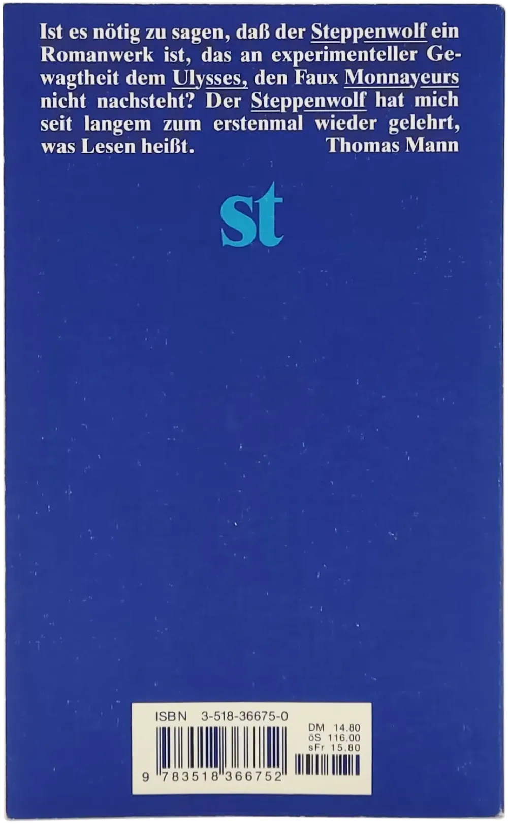 Buch "Der Steppenwolf" von Hermann Hesse – Bild 2
