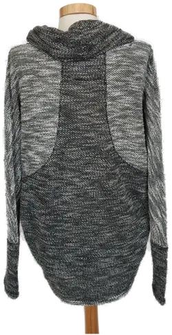 Calvin Klein Damen Pullover schwarz/weiß mele Gr. S - Bild 4