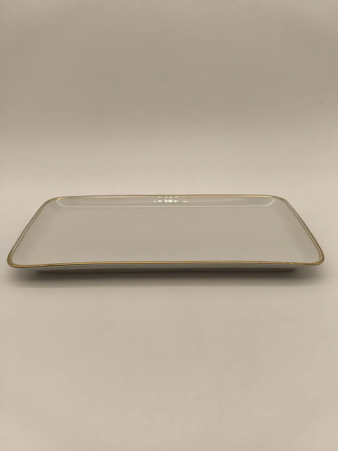 Servierplatte mit Goldrand, Schirnding, Vintage - Bild 1