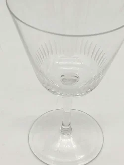 Mid-Century Weingläser geschliffen - 4 Stück - Bild 3