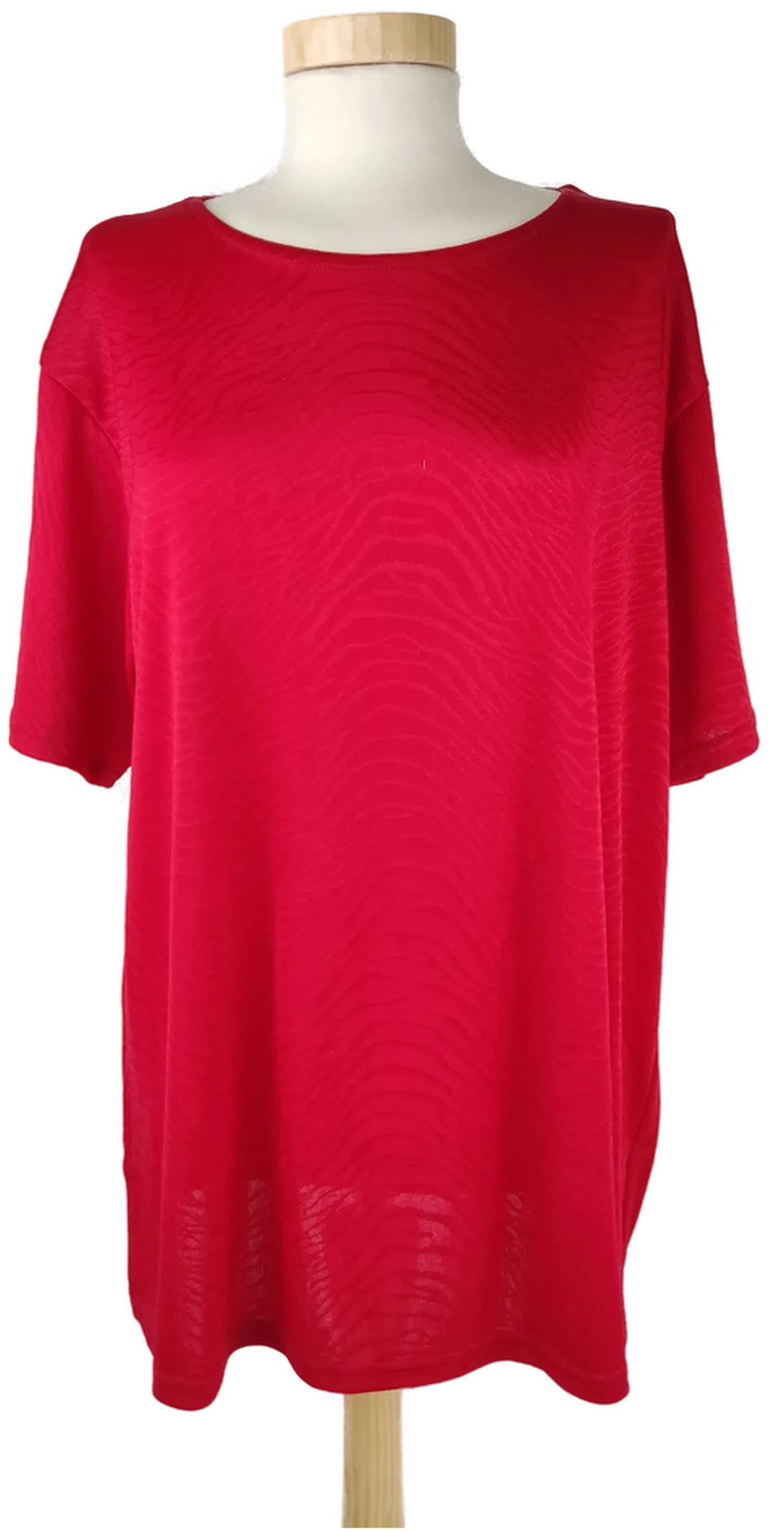 T-Shirt kurzarm mit Rundhalsausschnit, rot, Größe XXL - Bild 1